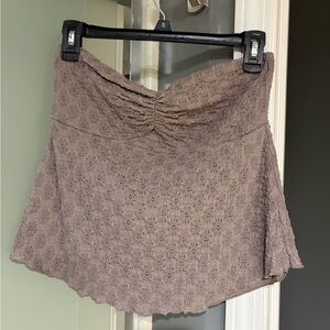 NWT Saints Tan/Brown sleeveless crop top